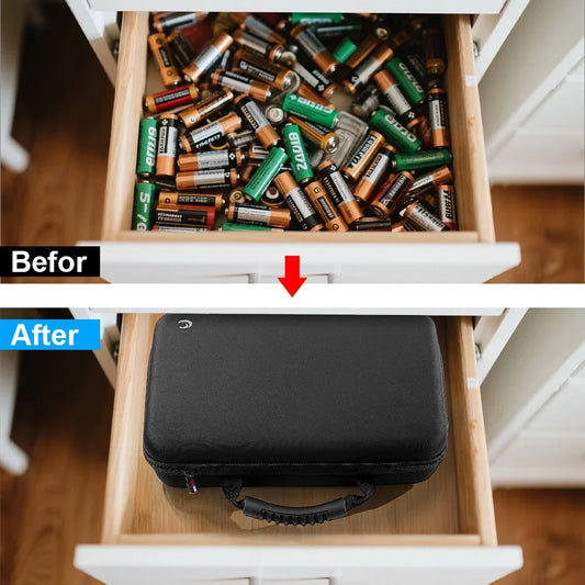 Battery Organizer Bag